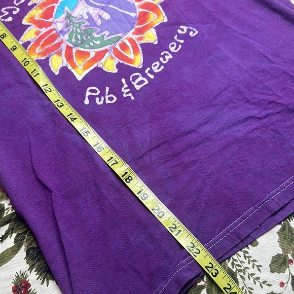 Mountain Sun Pub & Brewery, Boulder CO Batik front & back print tee size Small - Picture 8 of 8